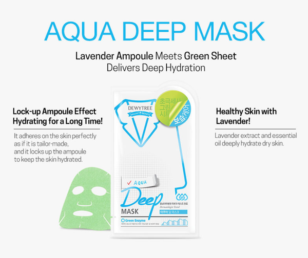 [DEWYTREE] Aqua Ex Deep Mask (10 sheets)