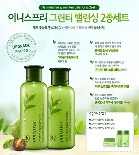 Innisfree Green Tea Balancing Skin Care Set EX