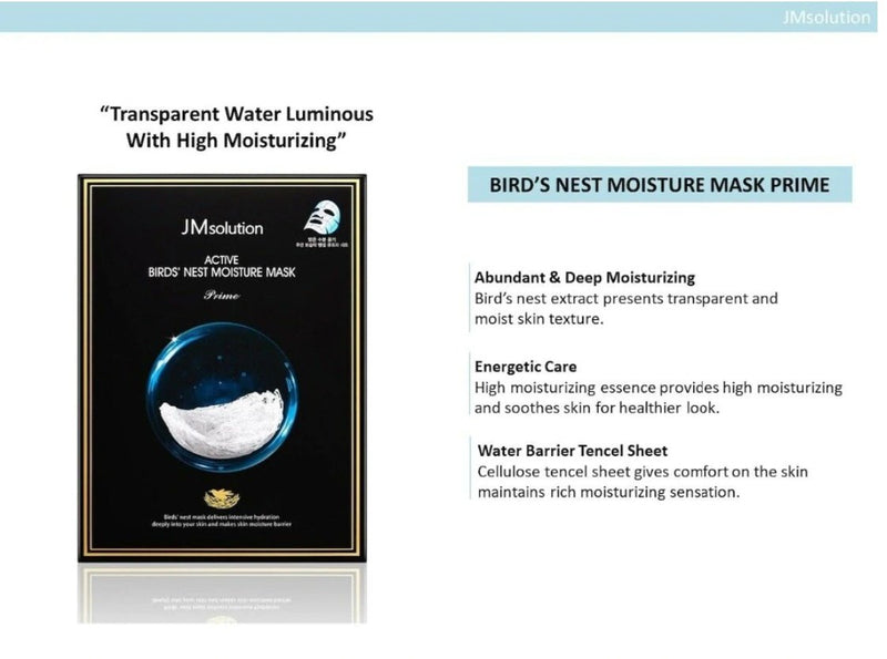 JM Solution Active Bird's Nest Moisture Mask Prime