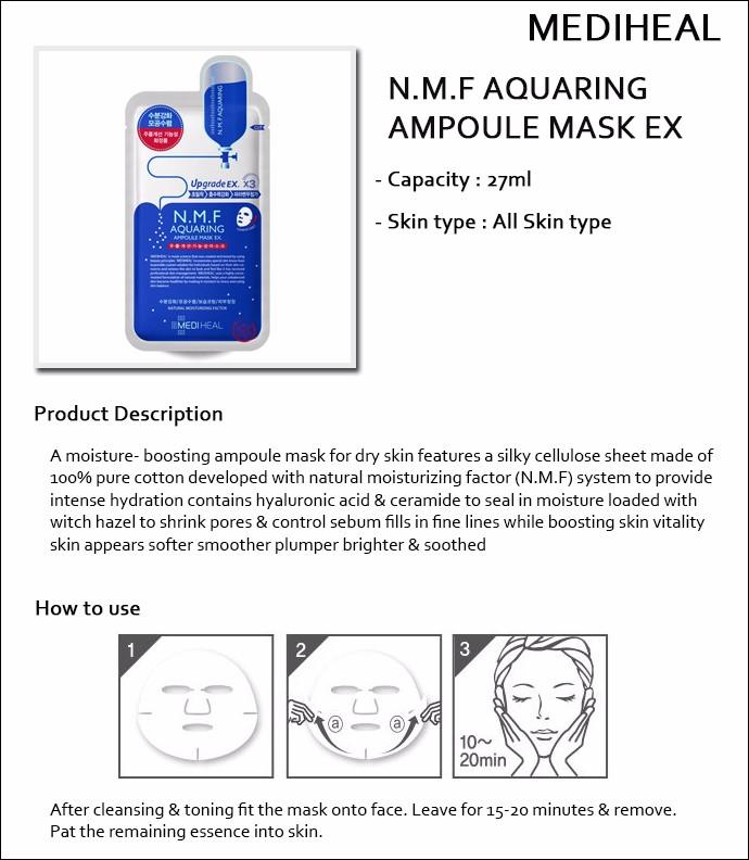 Mediheal N.M.F. Aquaring Ampoule Mask Ex