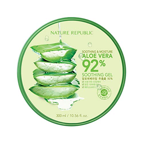 Nature Republic Soothing & Moisture Aloe Vera 92% Soothing Gel (300ml/10.56 fl.oz.)